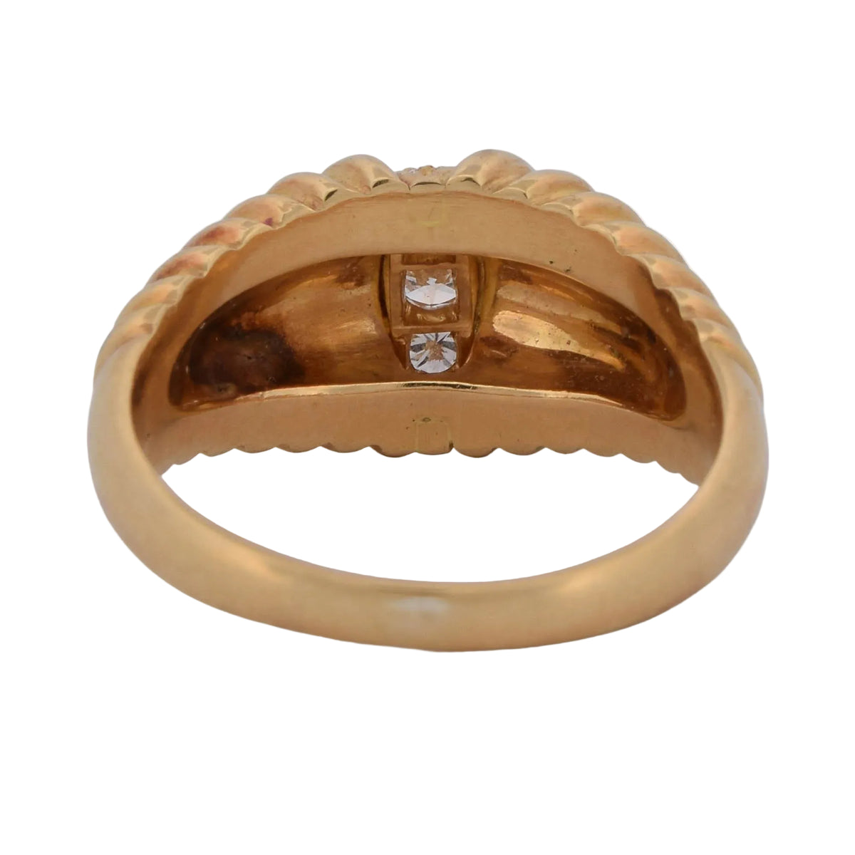 Parure en or jaune et diamants