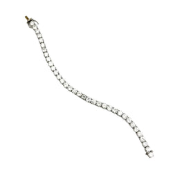Bracelet Ligne en or blanc et diamants
