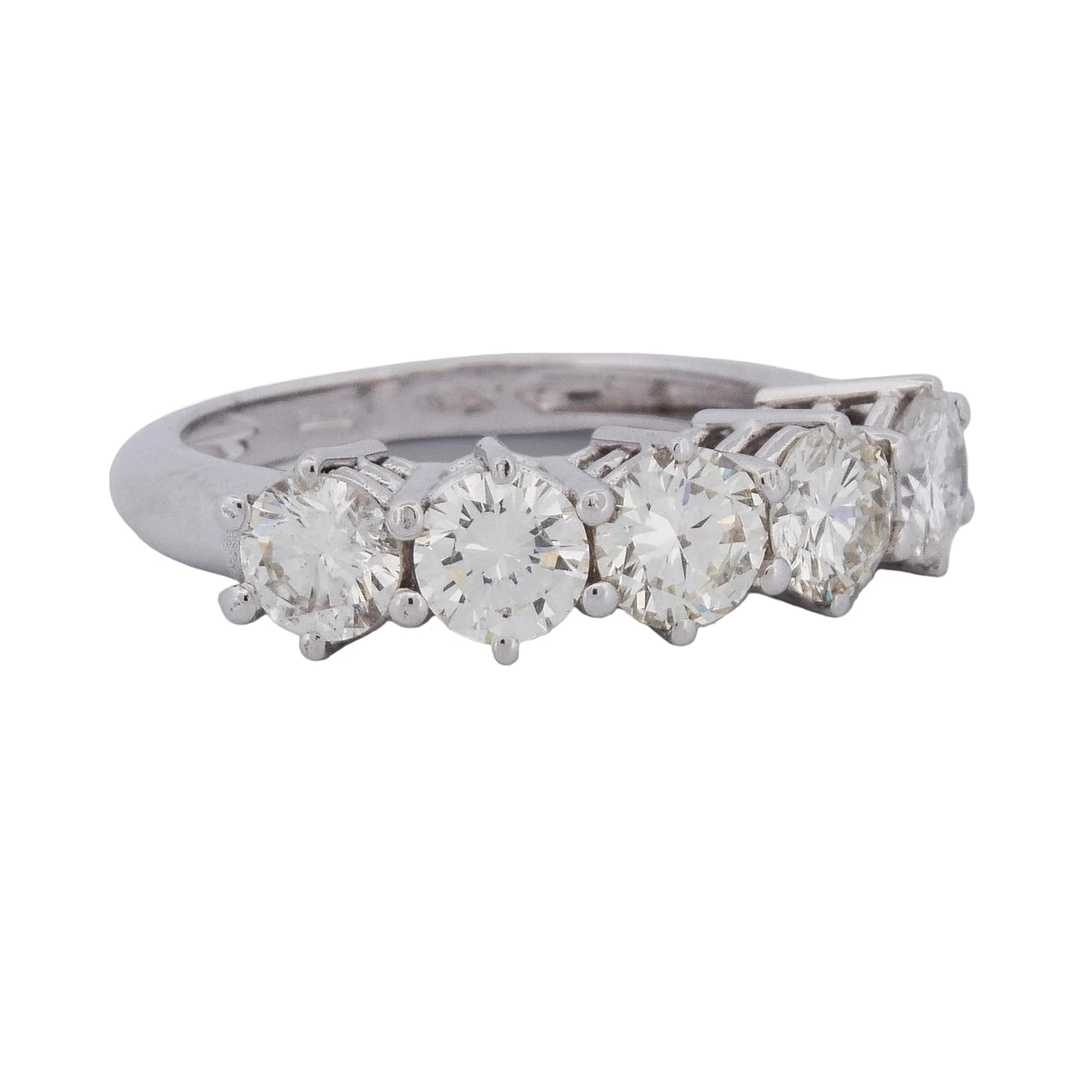 Bague en or blanc et diamants