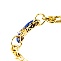 Collier Ras de cou UNOAERRE en or jaune et émail