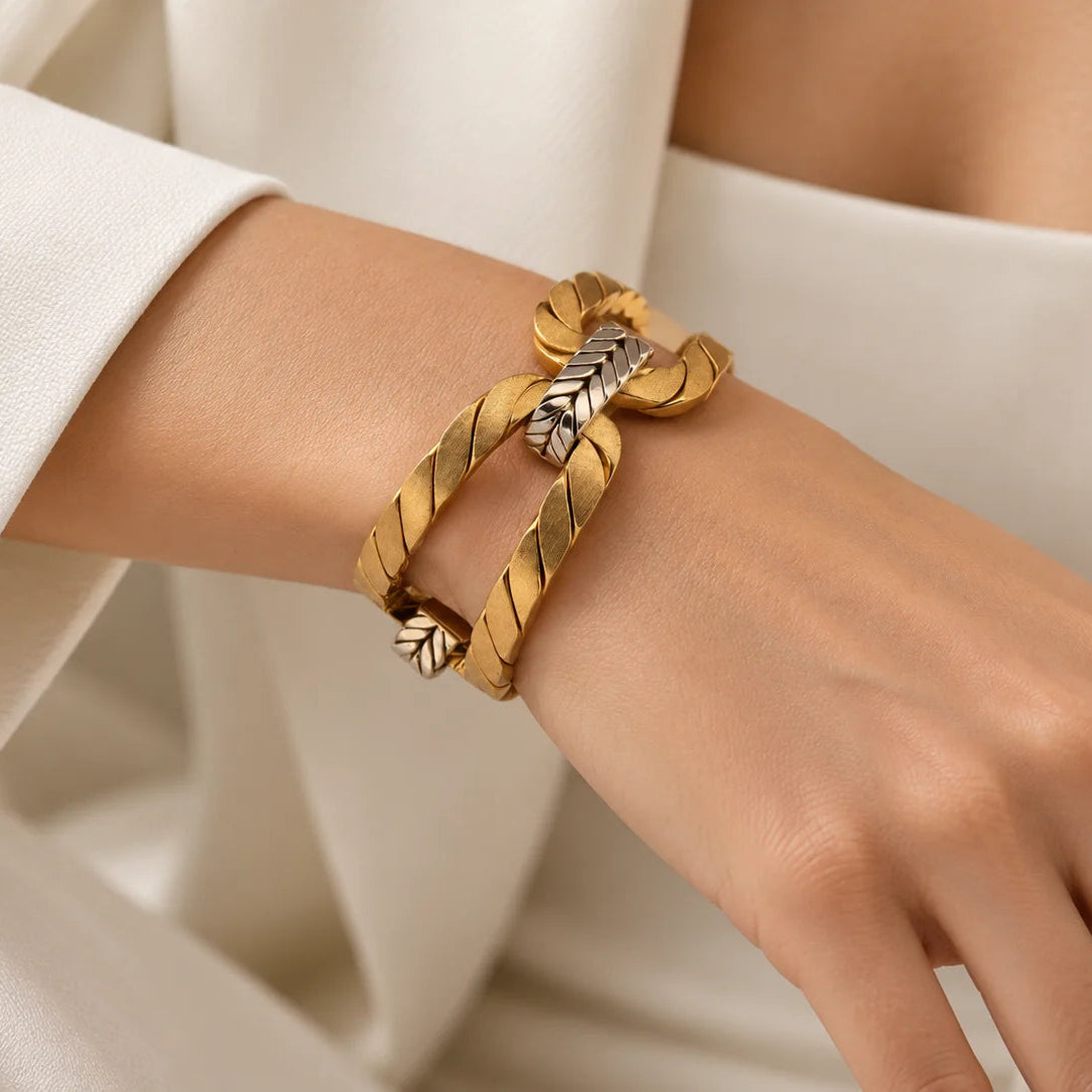 Bracelet en or jaune