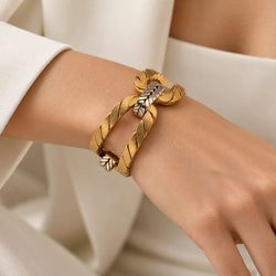 Bracelet en or jaune