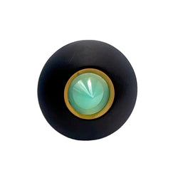 Bague Cocktail STOFFEL en or jaune, onyx et chrysoprase verte