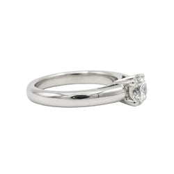 Bague Solitaire en or blanc et diamant