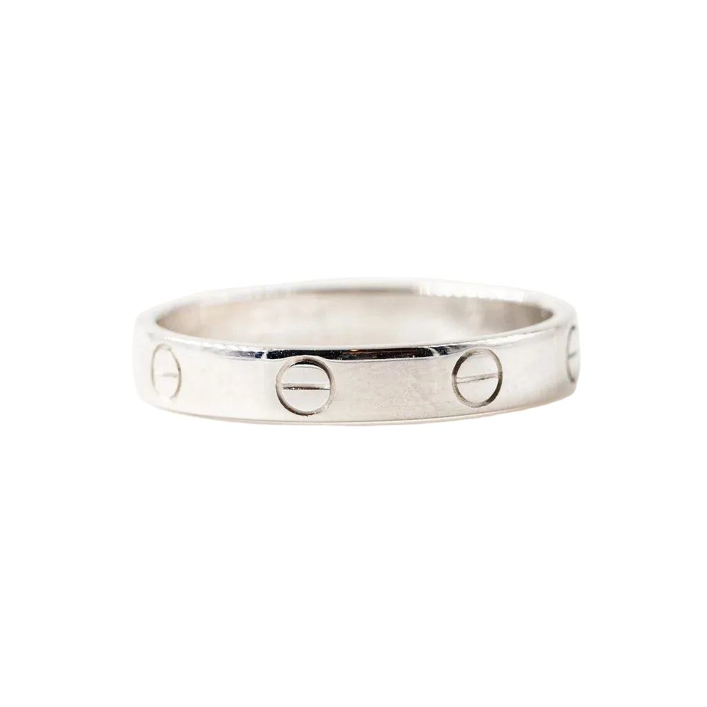 Bague CARTIER Love en or blanc