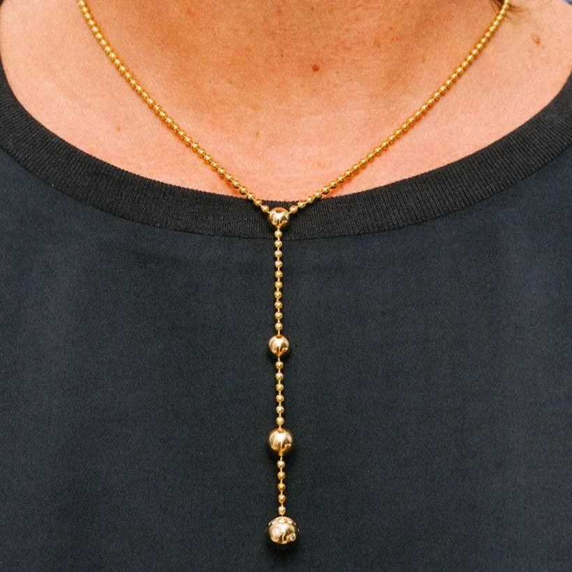 Collier Pendentif CARTIER Draperie de décolleté en or jaune et diamants