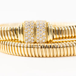 Bracelet Tubogas en or jaune 18 carats