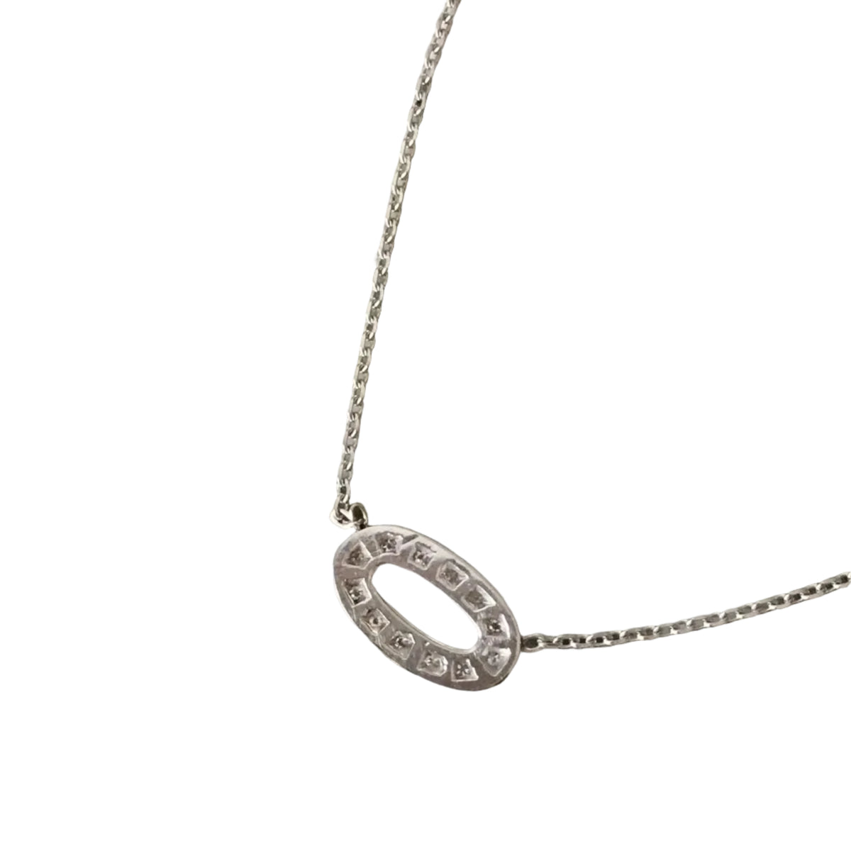 Collier Pendentif en or blanc et diamants