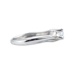 Bague Solitaire en or blanc et diamant