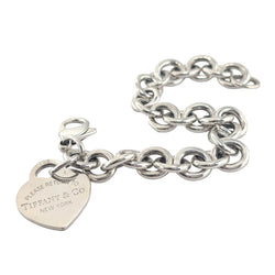 Bracelet Maille TIFFANY & CO. "Please Return to Tiffany & CO. New York" en argent
