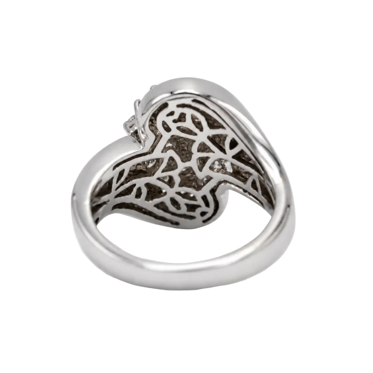 Bague Cocktail en or blanc et diamants