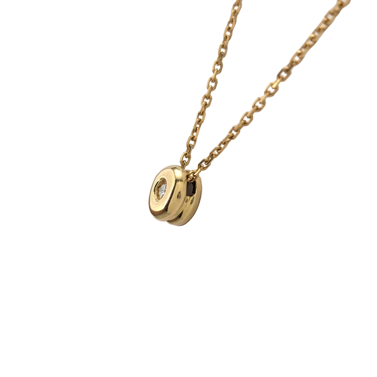Collier Pendentif en or jaune et diamant