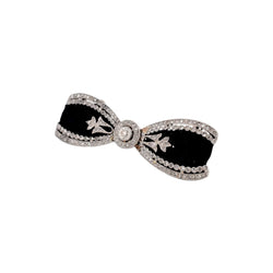 Broche Épingle en or blanc, platine et diamants