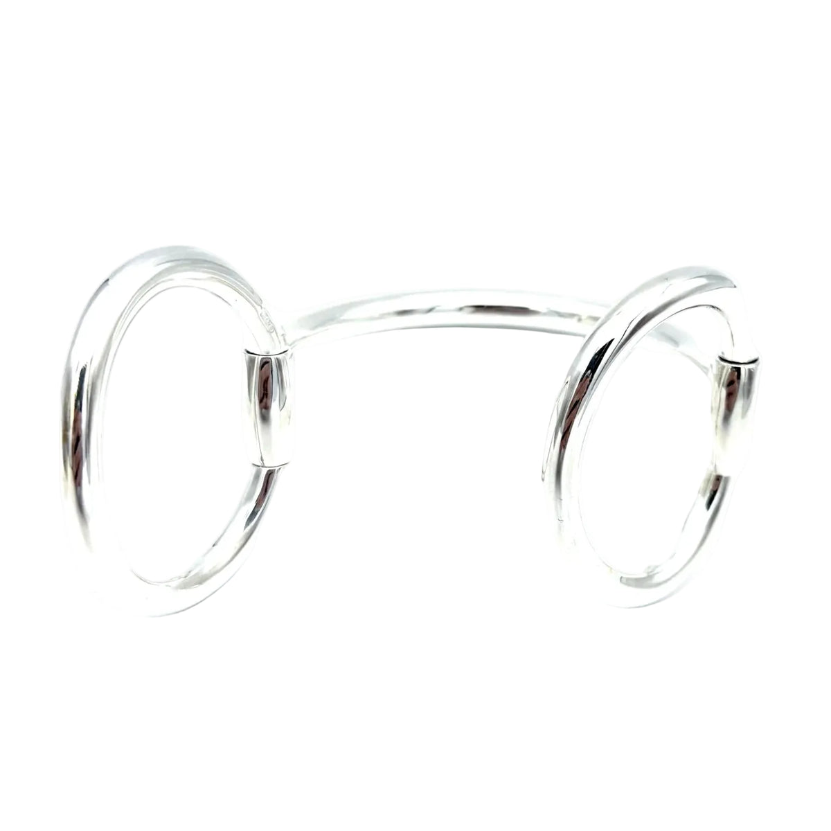 Bracelet Jonc HERMÈS "Nausicaa" GM en argent
