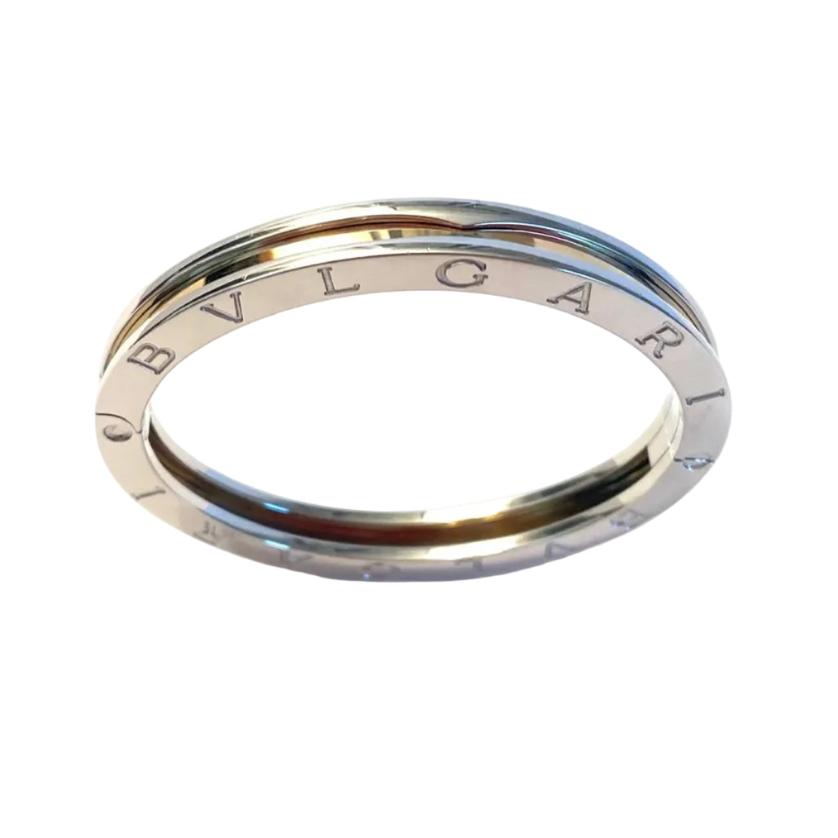 Bracelet Jonc BULGARI B.Zero1 en or jaune et acier