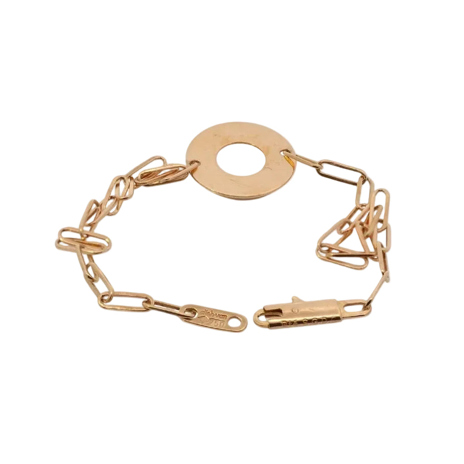 Bracelet Maille DINH VAN R14 en or jaune