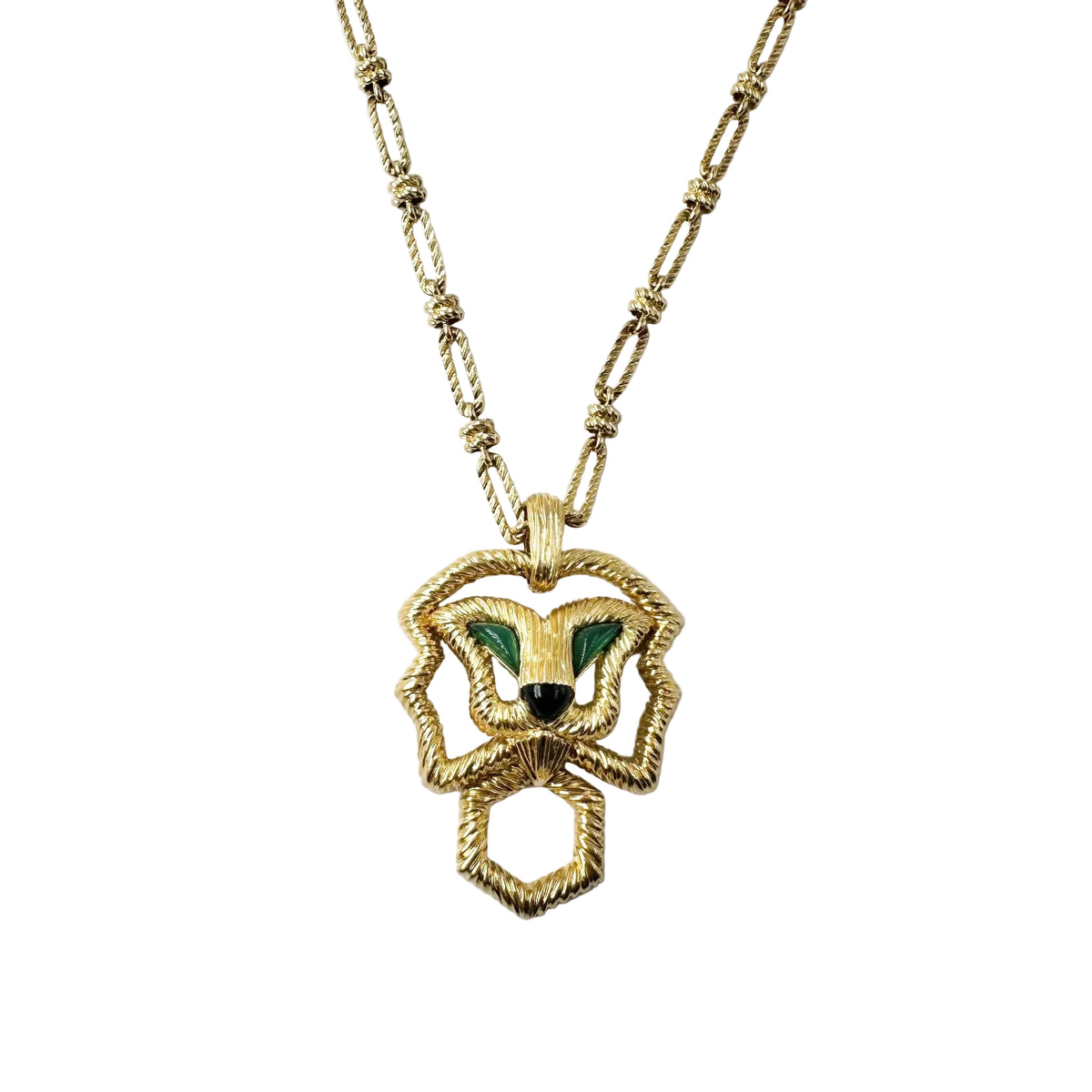 Collier pendentif FRED en or jaune