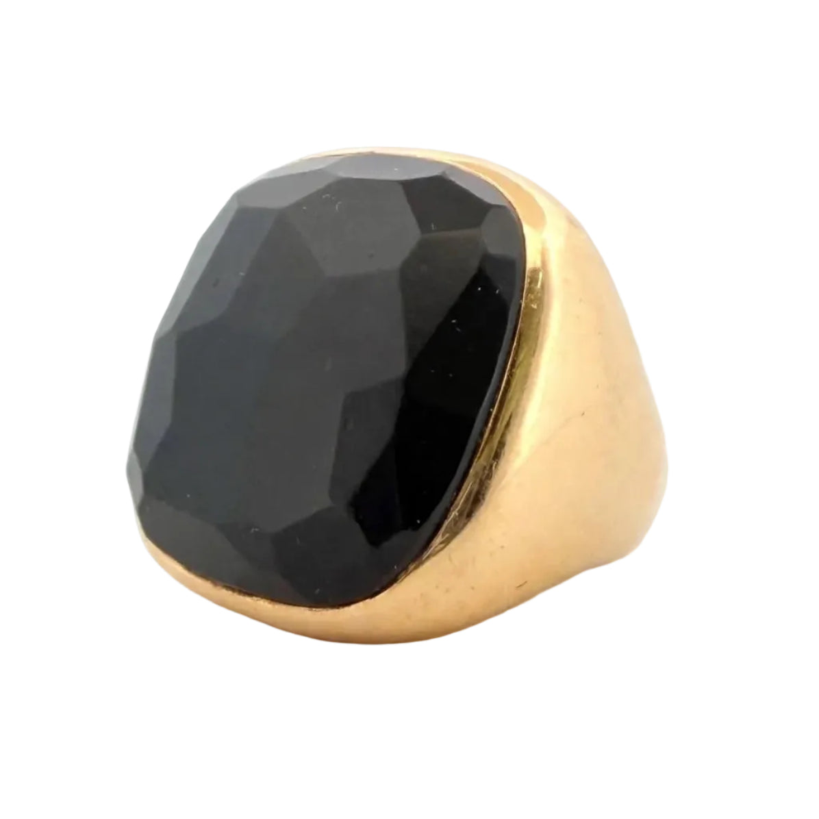 Bague Cocktail POMELLATO "Victoria" en or jaune et jais