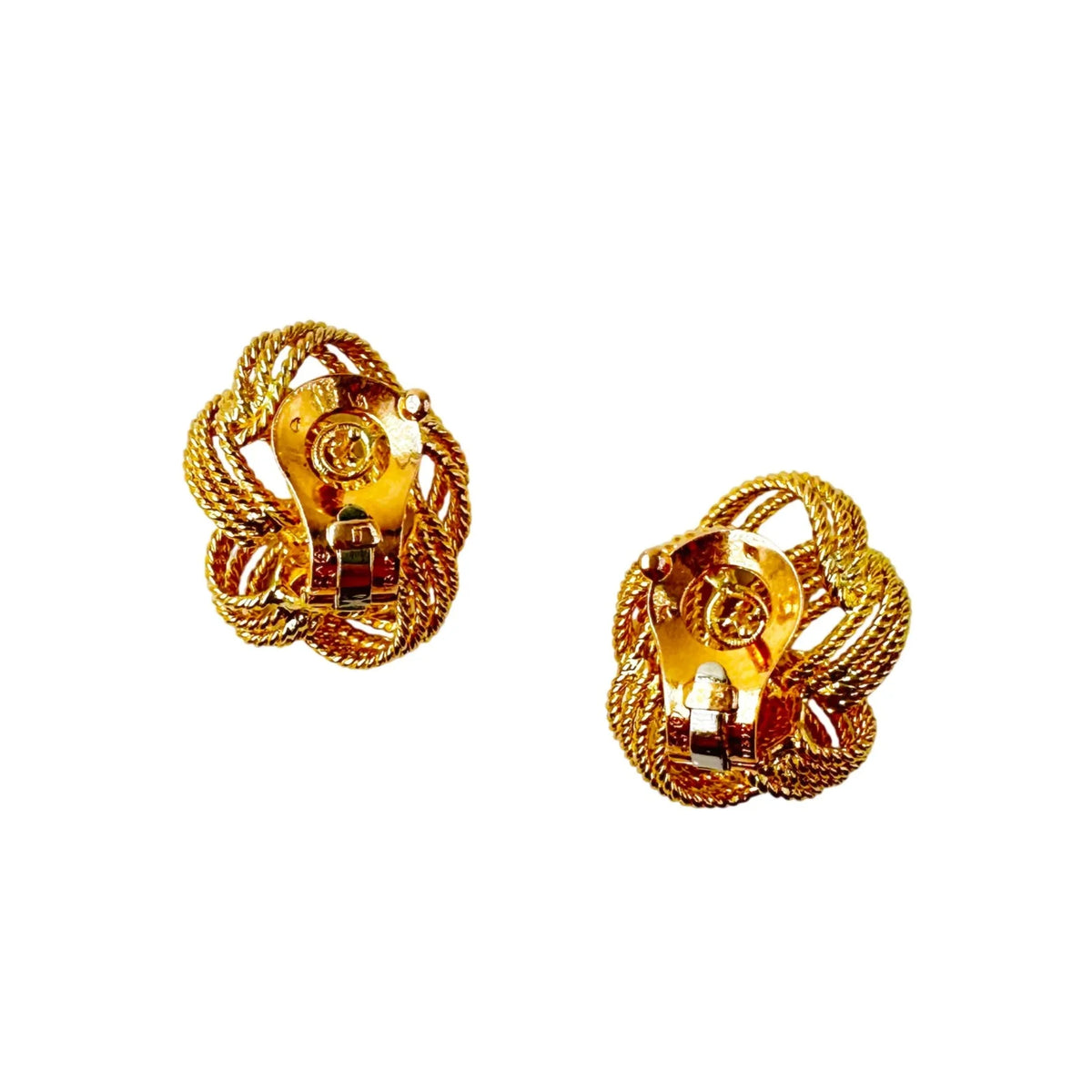 Boucles d'oreilles Clips VAN CLEEF & ARPELS en or jaune