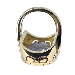 Bague Cocktail en or jaune et améthyste