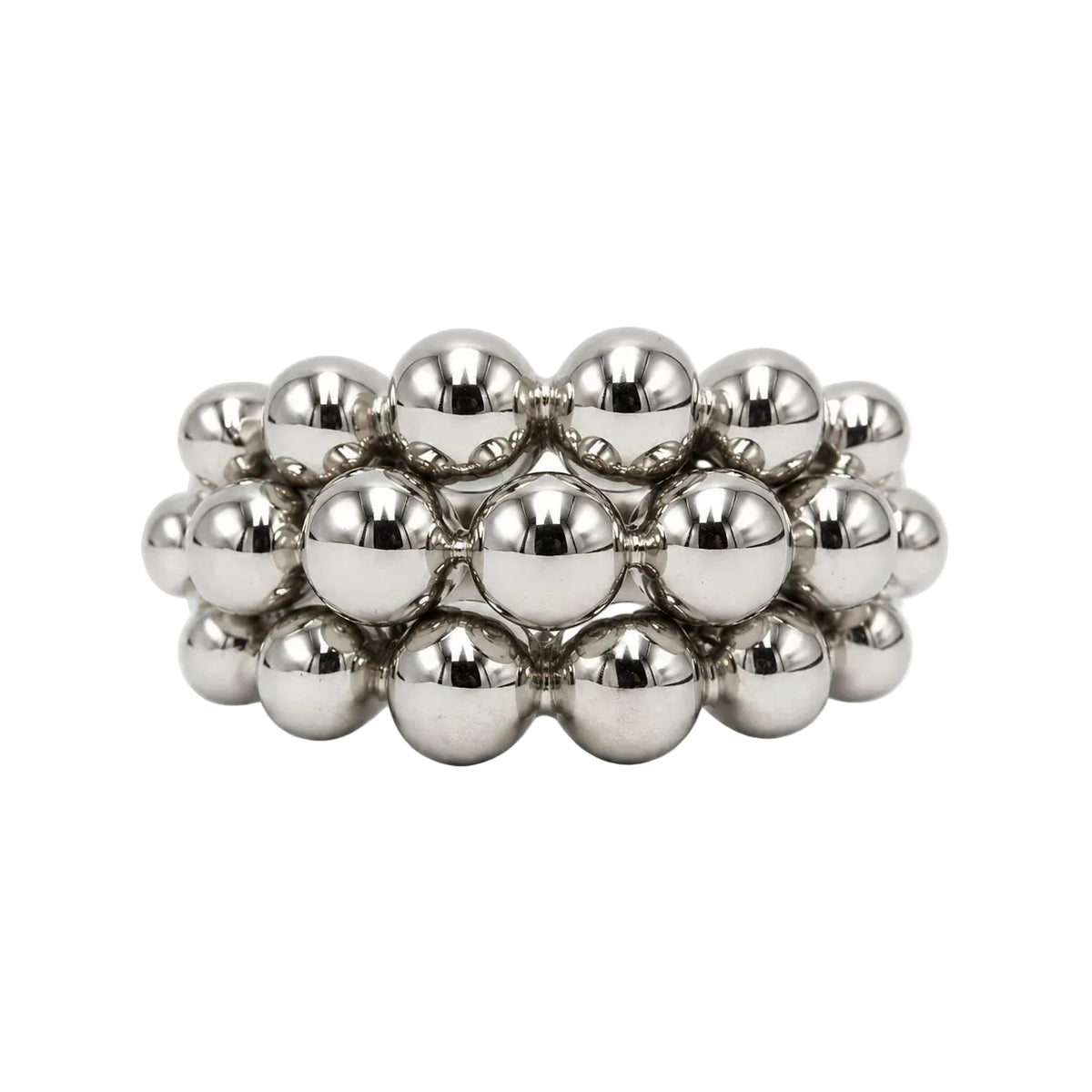 Bague BOUCHERON "Grains de raisin" en or blanc