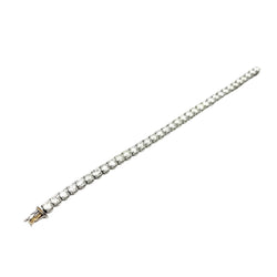 Bracelet Ligne en or blanc et diamants