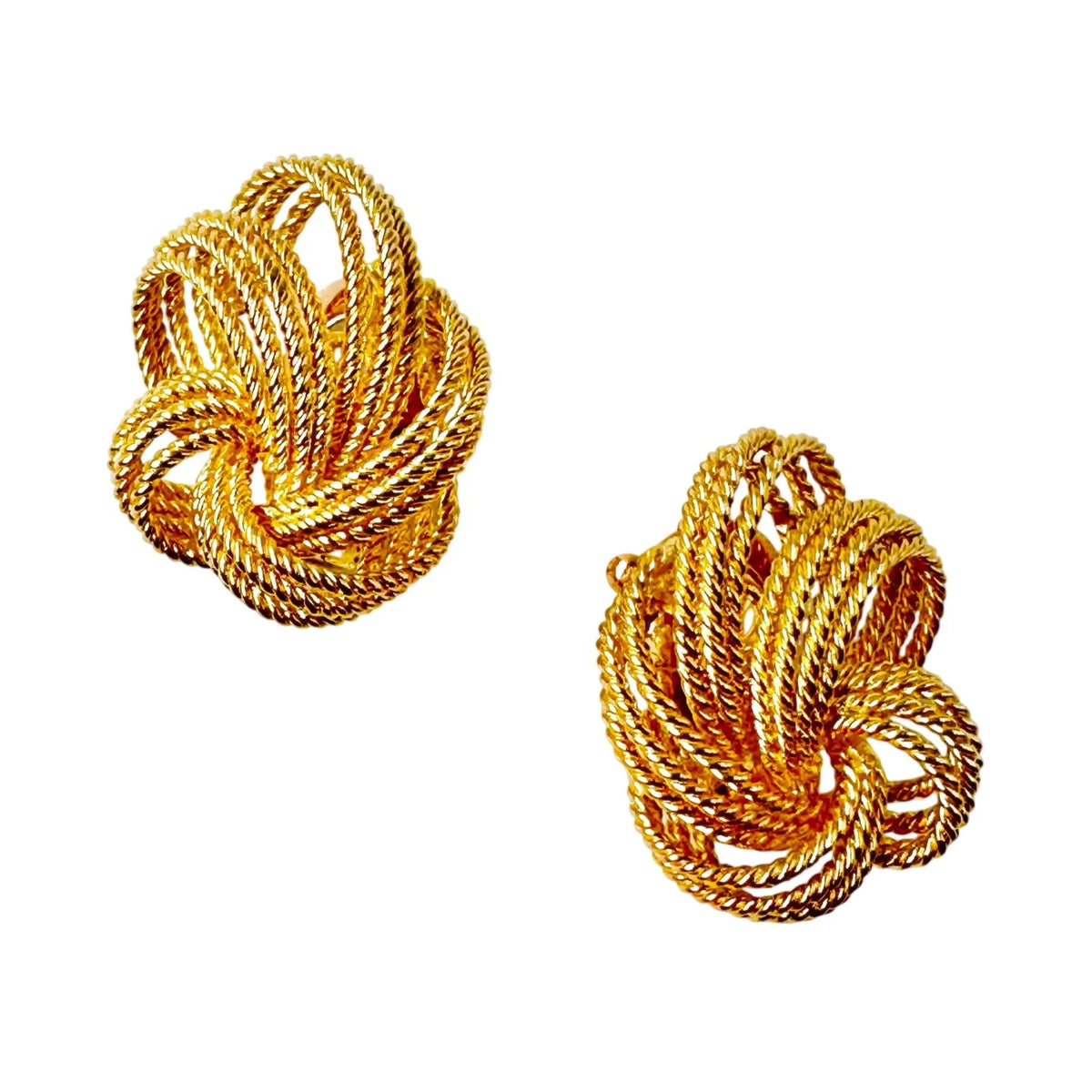 Boucles d'oreilles Clips VAN CLEEF & ARPELS en or jaune