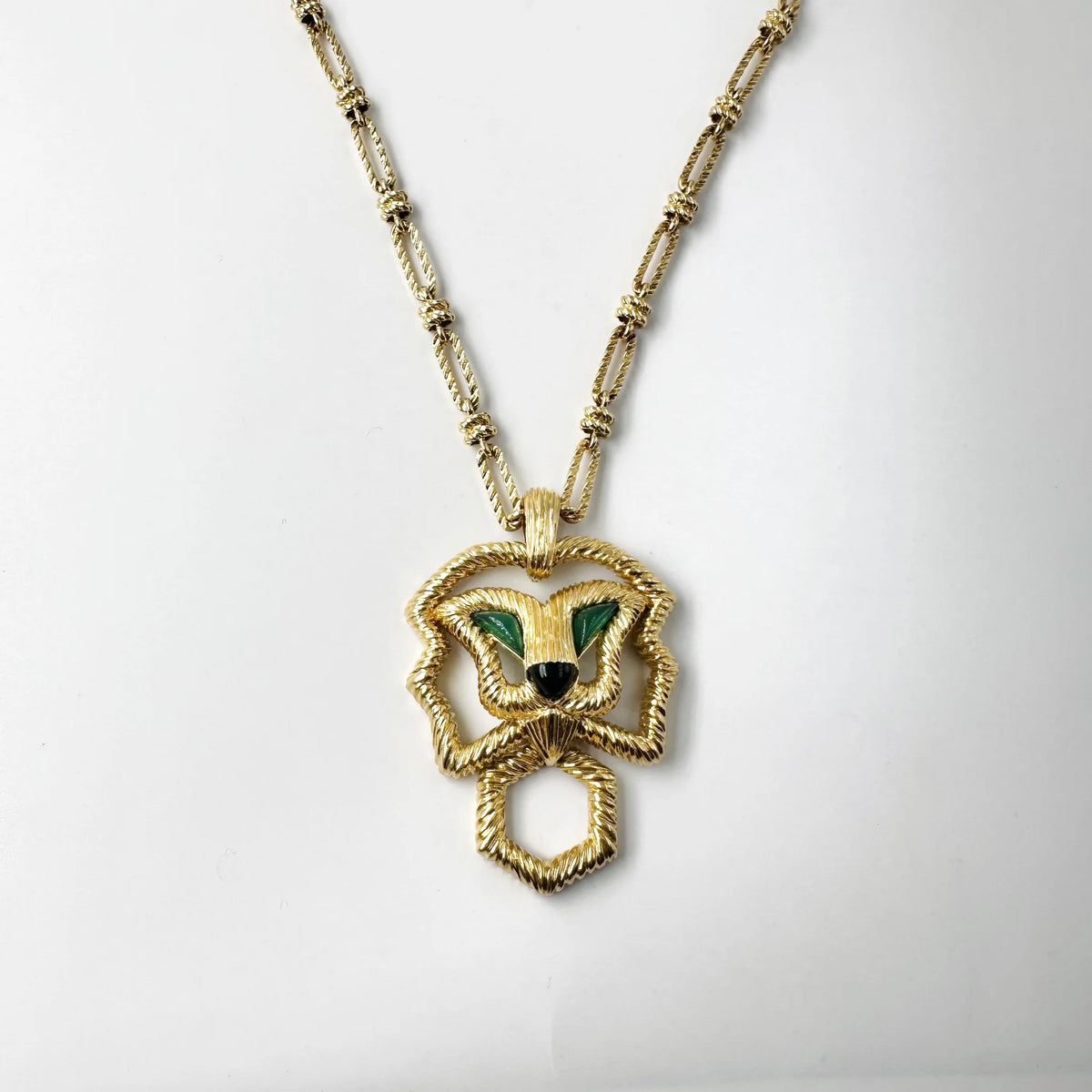 Collier pendentif FRED en or jaune
