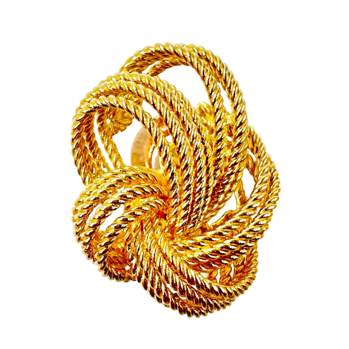 Boucles d'oreilles Clips VAN CLEEF & ARPELS en or jaune