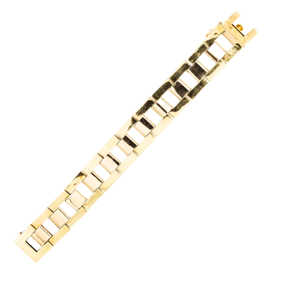 Bracelet articulé en or jaune