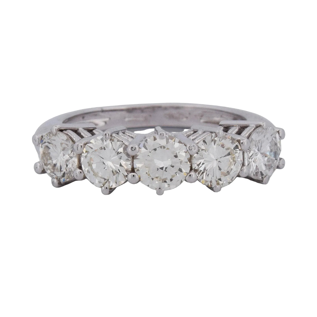 Bague en or blanc et diamants
