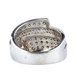 Bague Pavée en or jaune et diamants