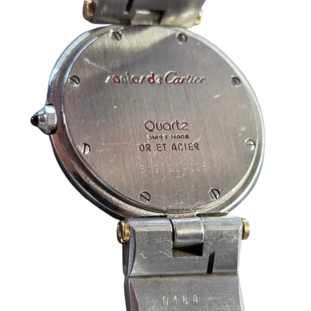 Montre CARTIER "Santos Vendôme" en or jaune et acier