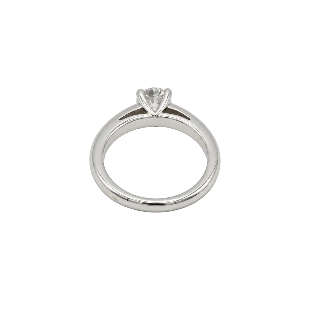 Bague Solitaire en or blanc et diamant