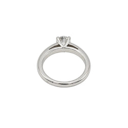 Bague Solitaire en or blanc et diamant