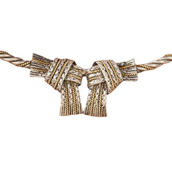 Collier HERMÈS or jaune et argent