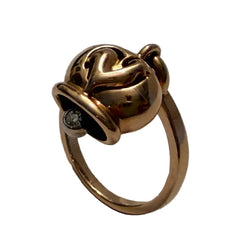 Bague CHANTECLER Campanella en or rose et diamant