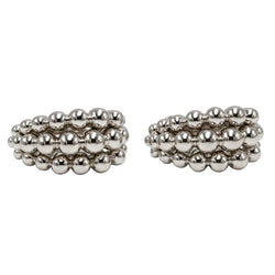 Boucles d'oreilles Clips BOUCHERON "Grains de raisin" en or blanc