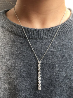 Collier Pendentif LÉO PIZZO en or blanc et diamants