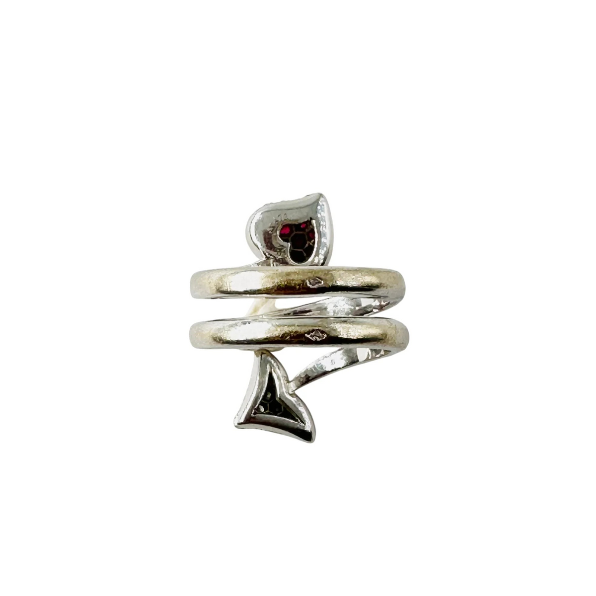Bague DIOR Diablotine en or blanc, rubis et diamants
