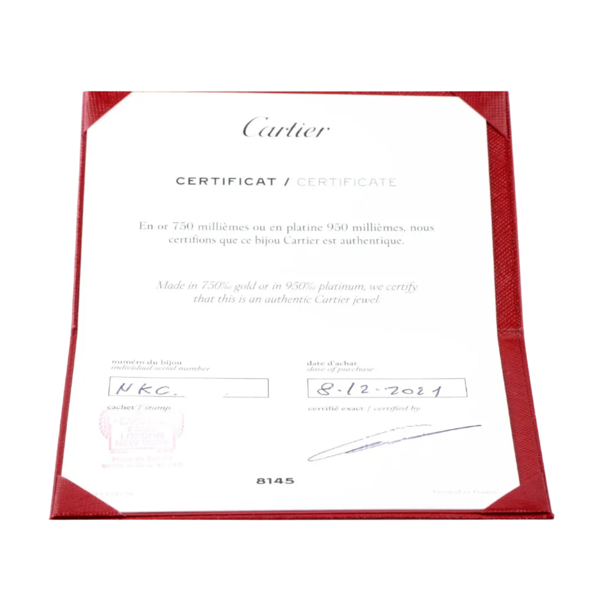 Collier Ras de Cou CARTIER "Clash" XL en or rose
