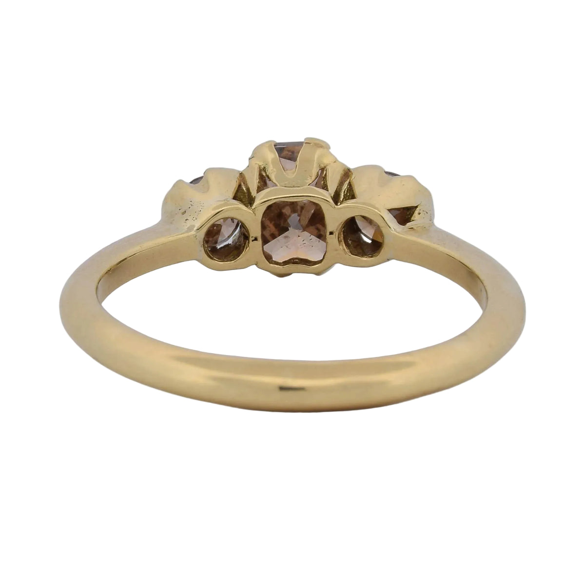 Bague Trilogie en or jaune et diamants