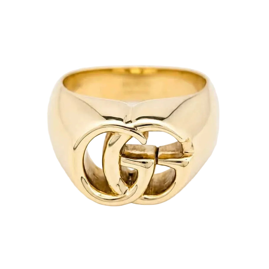 Bague Chevalière GUCCI en or jaune