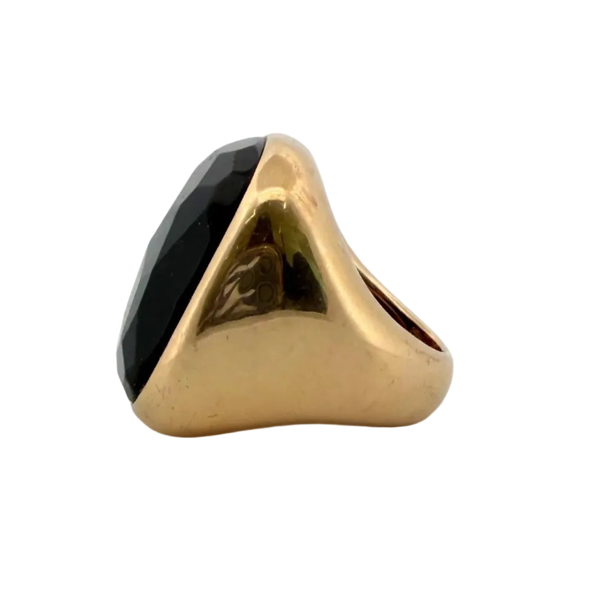 Bague Cocktail POMELLATO "Victoria" en or jaune et jais