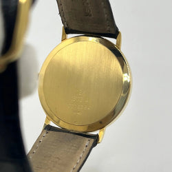 Montre BAUME & MERCIER "Classima" en or jaune, acier et cuir