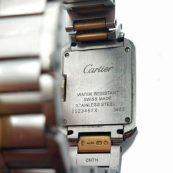 Montre CARTIER "Tank Anglaise" PM en or jaune et acier
