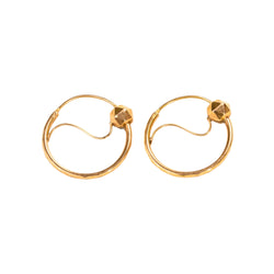 Boucles d'oreilles Créoles en or rose