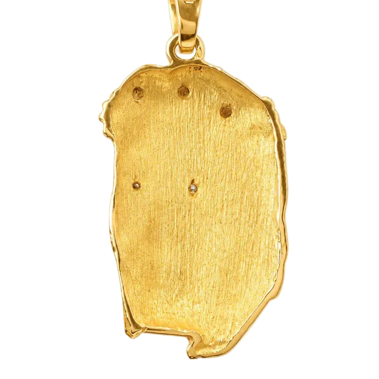 Pendentif en or jaune et diamants