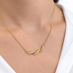 Collier Pendentif en or jaune et diamants