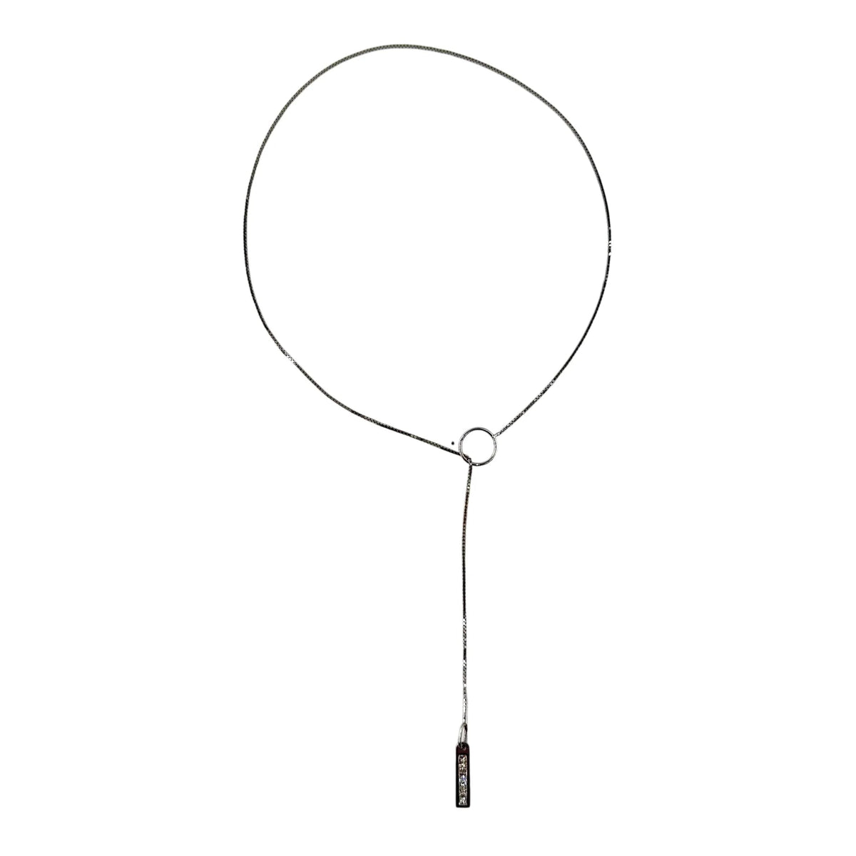 Collier Pendentif en or blanc et diamants